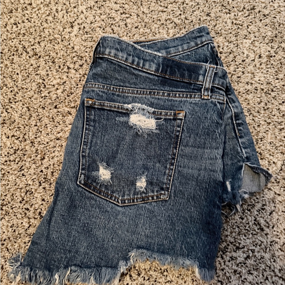 Abercrombie & Fitch Medium Blue Denim Shorts